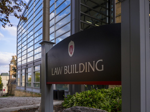 Law building and sign
