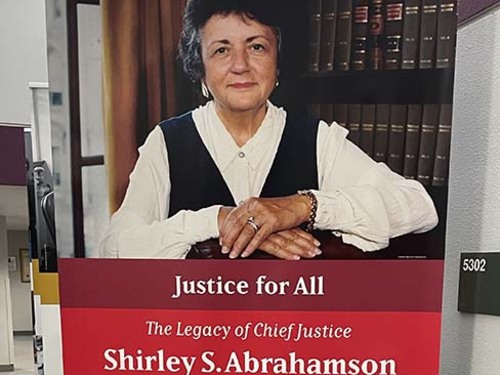 Shirley Abrahamson exhibit